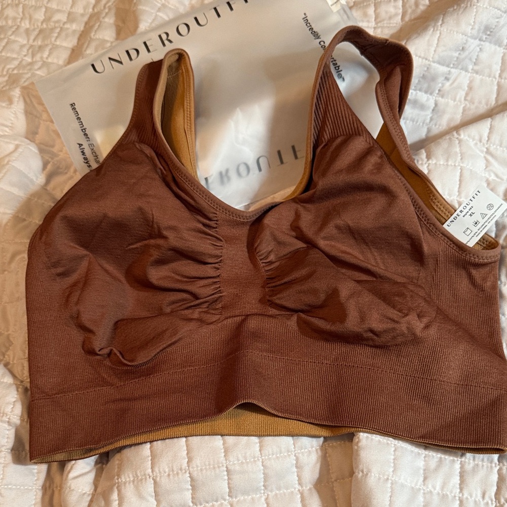 Women's Brown Sports Bra